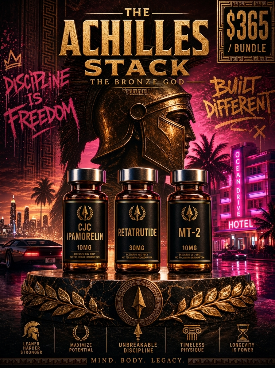 The Achilles Stack — The Bronze God poster art