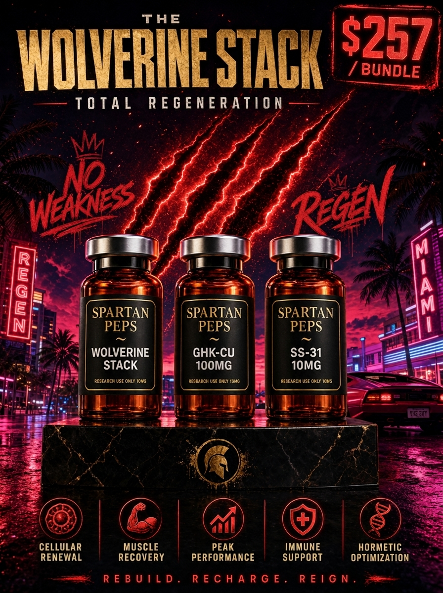 The Wolverine Stack — Total Regeneration poster art